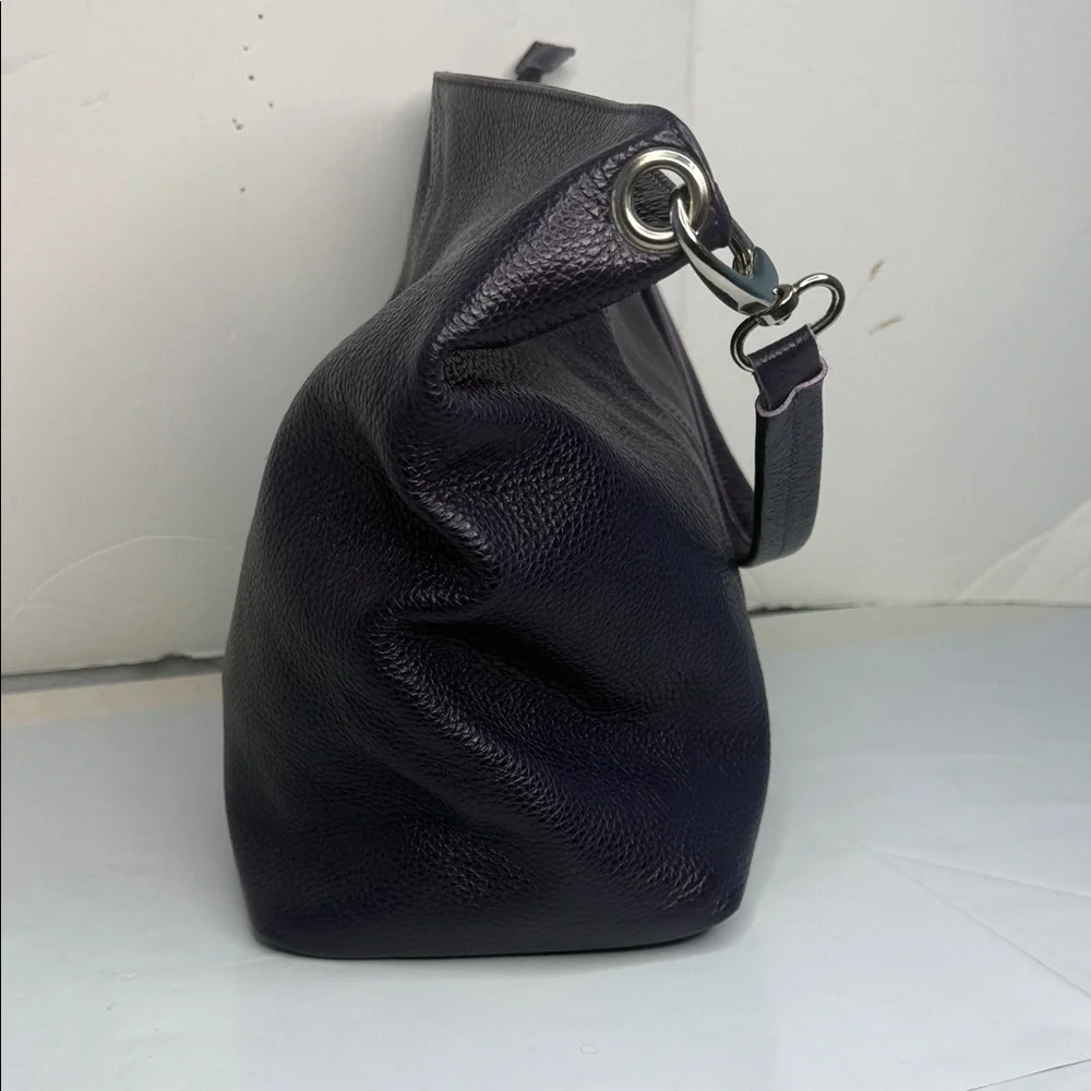 Alex & Co Deep Purple Leather Hobo Bag